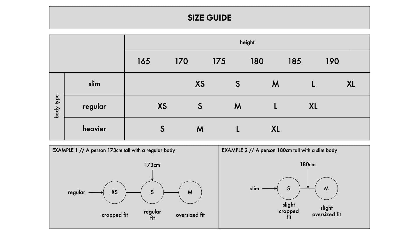 SIZE CHARTS – Labwear Studios